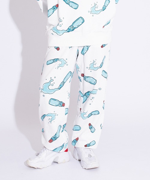 PUNYUS スウェットパンツ フード総柄スウェットパンツ(RAMUNE)[商品：PN21SS-032-3R] - PUNYUS