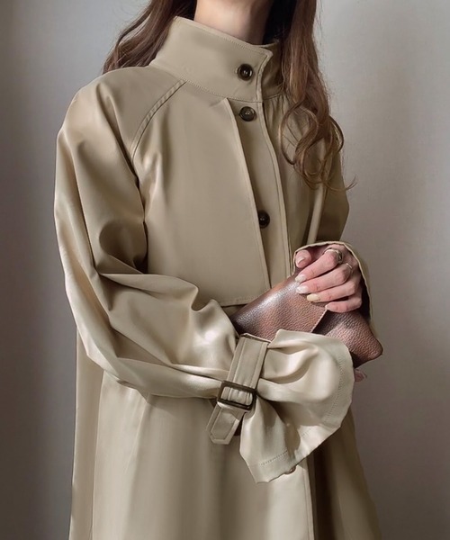 「FILLOU」 トレンチコート MEDIUM ベージュ レディース_画像3