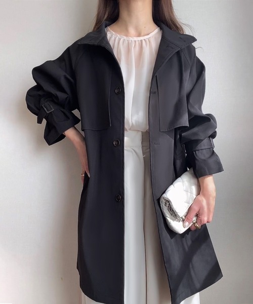 「FILLOU」 トレンチコート MEDIUM ベージュ レディース_画像7