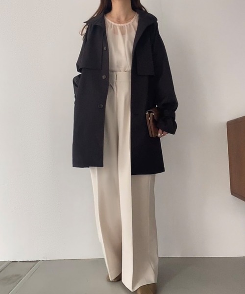 「FILLOU」 トレンチコート MEDIUM ベージュ レディース_画像8