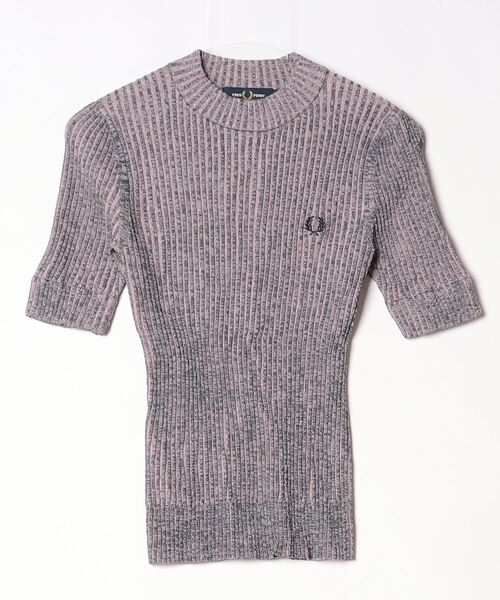 FRED PERRY（フレッドペリー） 半袖ニット 10 ピンク レディース