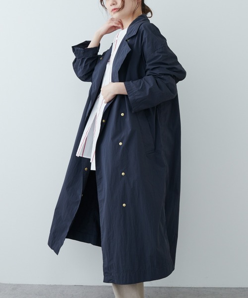 pual ce cin 「PUAL CE CIN」 チェスターコート FREE ネイビー