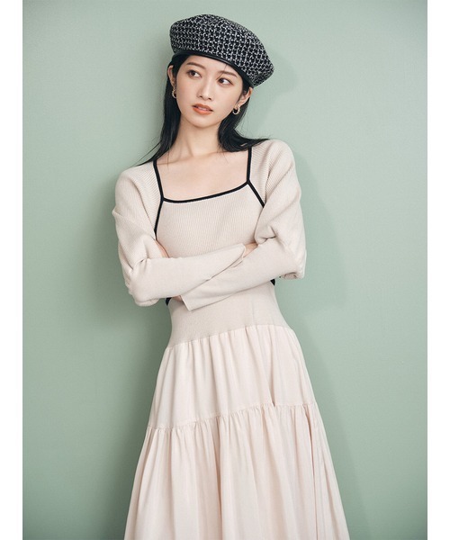 LILY BROWN（リリーブラウン） ドッキングワンピース ONE SIZE