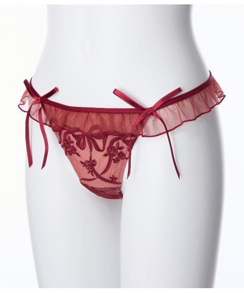 PEACHJOHNリボンモチーフソングレースブラジャーショーツMセット完売C75 リボンモチーフショーツ(S レッド): PEACH JOHN | ピーチ・ジョン公式