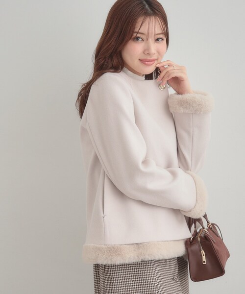 Couture Brooch（クチュール ブローチ） ノーカラーコート コート