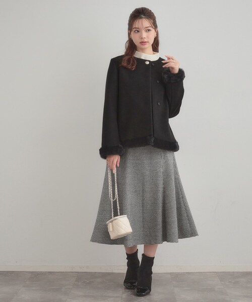 Couture Brooch（クチュール ブローチ） ノーカラーコート コート