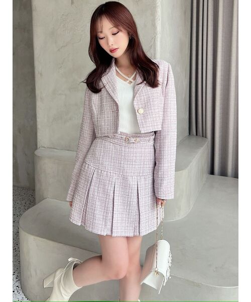 Rirandtureクロップドツイードジャケット　セットアップ 69550035b_8_d_215.jpg