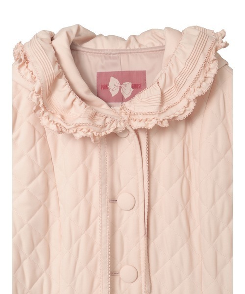 PINK HOUSE（ピンクハウス） コート アウター フリルフード付き