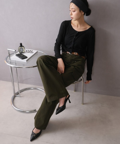 「Ulysses」 「Doula Doula」カーゴパンツ M ライトベージュ レディース_画像5