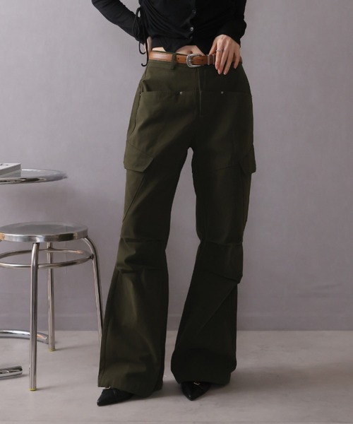 「Ulysses」 「Doula Doula」カーゴパンツ M ライトベージュ レディース_画像6