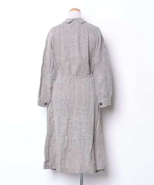 「REKISAMI」 長袖ワンピース 36 ブラウン レディース_画像2