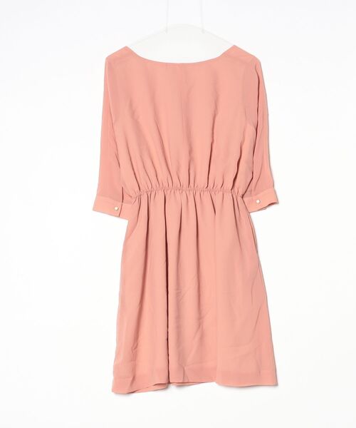 「PAUL&JOE SISTER」 7分袖ワンピース 38 ピンク レディース_画像2