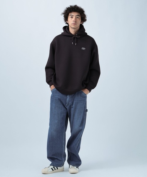 「BAYFLOW」 プルオーバーパーカー MEDIUM ネイビー メンズ_画像6