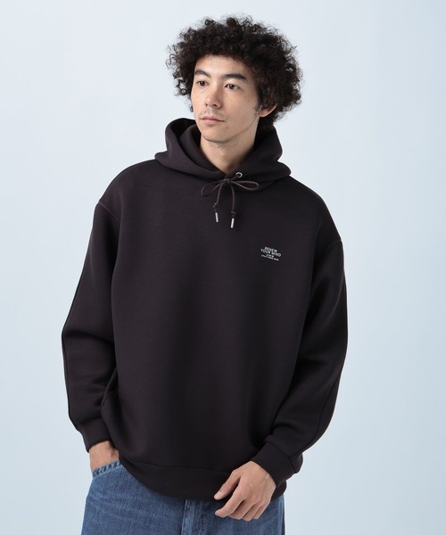 「BAYFLOW」 プルオーバーパーカー MEDIUM ネイビー メンズ_画像7