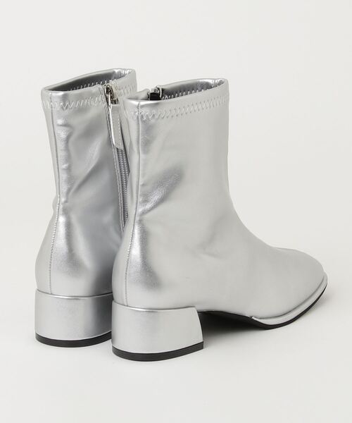 「CITEN」 ショートブーツ L シルバー レディース_画像2