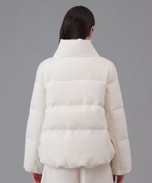 ANAYI フード付きダウンコート ANAYI（アナイ）の「ソロサテンペプラムダウンコート（ダウン