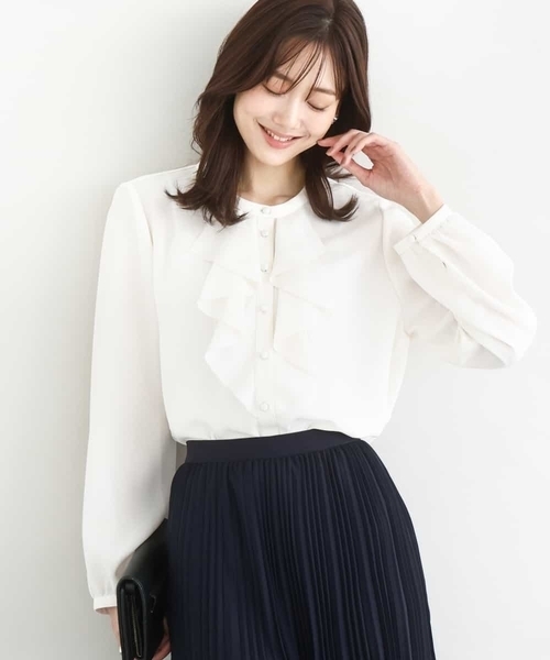 MK MICHEL KLEIN（エムケー ミッシェルクラン） ブラウス シャツ