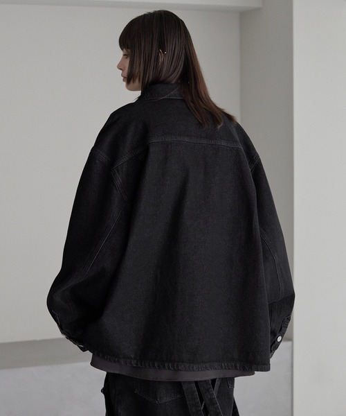 「cussil」 デニムジャケット M ダークブルー メンズ_画像6