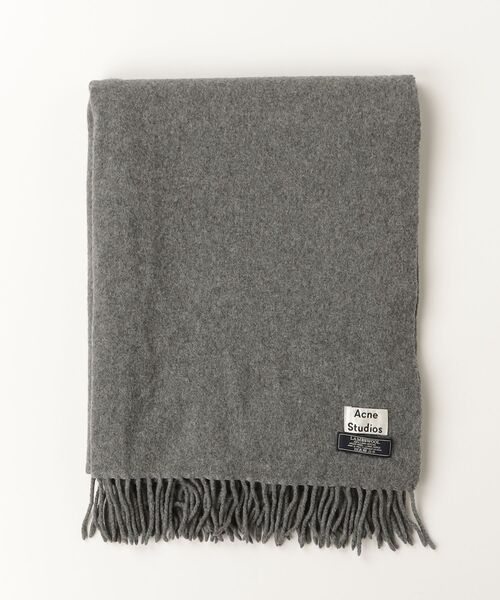 Acne Studios グレー ウールマフラー 200x45cm Acne Studios グレー マフラー 200x45cm Acne Studios マフラー グレー