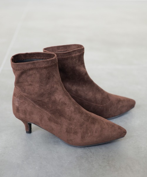 「SESTO」 ショートブーツ 3L ブラック系その他 レディース_画像8