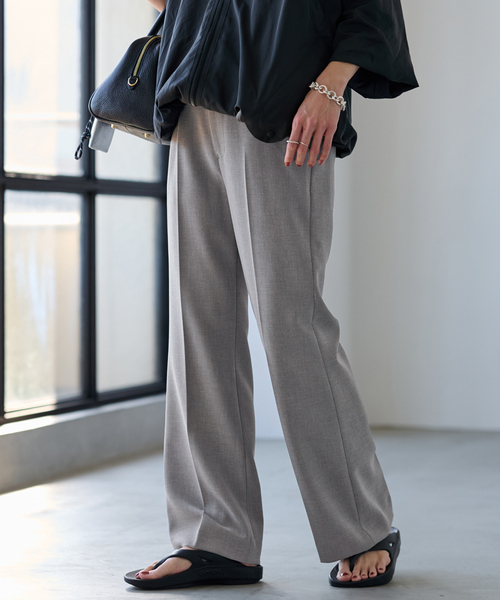 FRAMeWORK（フレームワーク） スラックス 38 チャコールグレー