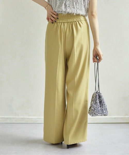 「Thevon」 スラックス FREE イエロー レディース_画像5