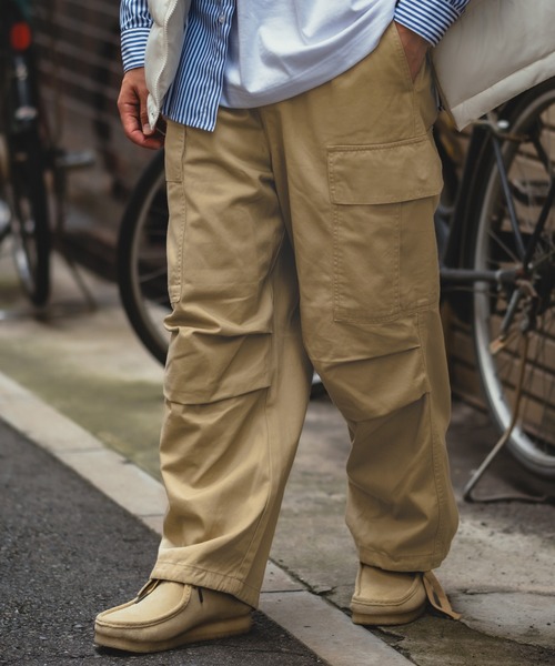 En serio TOKYO カーゴパンツ 「NULL」ワイドカーゴパンツ メンズ