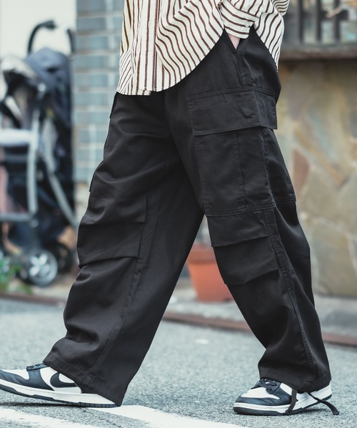 En serio TOKYO カーゴパンツ 「NULL」ワイドカーゴパンツ メンズ