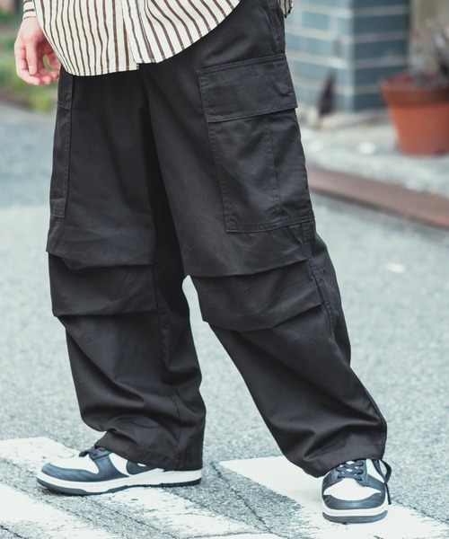 En serio TOKYO カーゴパンツ 「NULL」ワイドカーゴパンツ メンズ