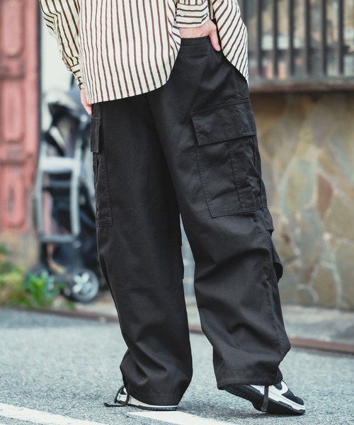 En serio TOKYO カーゴパンツ 「NULL」ワイドカーゴパンツ メンズ