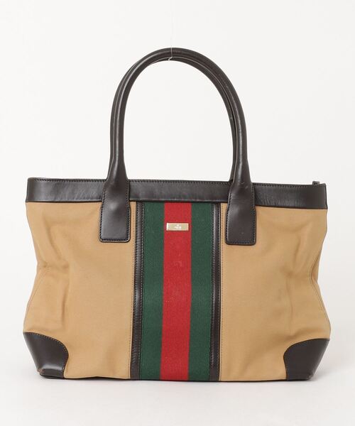 GUCCI（グッチ） トートバッグ - ブラウン レディース : ZOZOTOWN