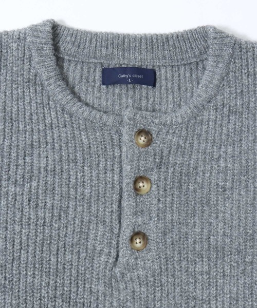 SITRY（シトリー） セーター ニット Rib Knitting Henry Neck Knit