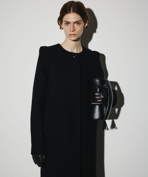 RIM.ARK コート アウター 「RIM.ARK/リムアーク」Collarless mode long