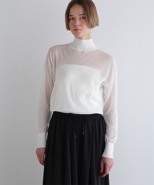 LE PHIL（ル フィル） ニット セーター ハイネックシアーニット