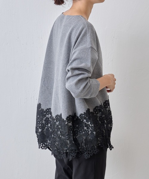 BEARDSLEY（ビアズリー） 長袖カットソー FREE グレー レディース