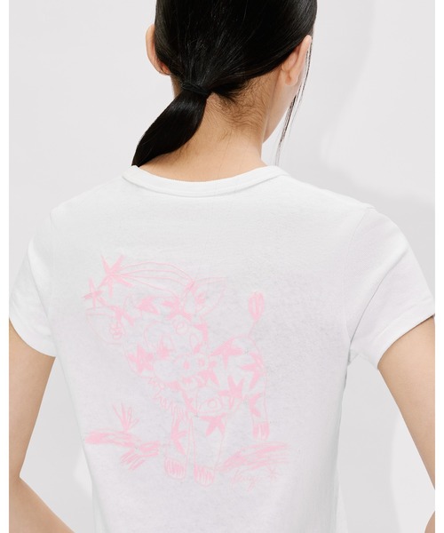 tシャツ 'KENZO Cartoon' エンブロイダリー Tシャツ イン コットン レディース