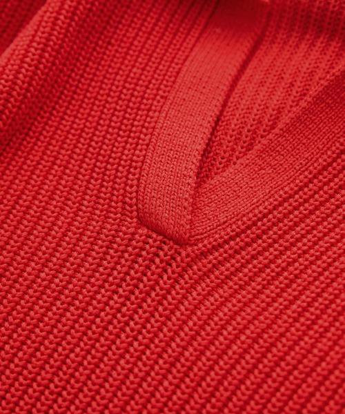 ROPE'（ロペ） ニット セーター オーガニックコットンポロ襟プル
