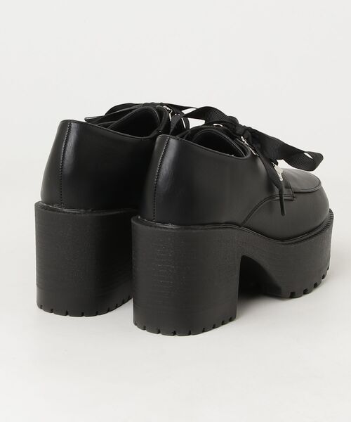 「YOSUKE」 シューズ S ブラック レディース_画像2