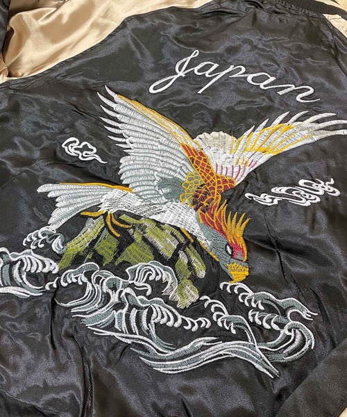 「TopIsm」 スカジャン X-LARGE グリーン メンズ_画像3