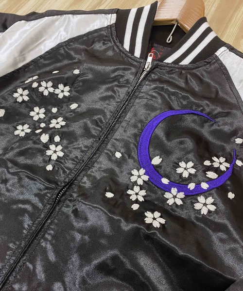 「TopIsm」 スカジャン X-LARGE グリーン メンズ_画像8