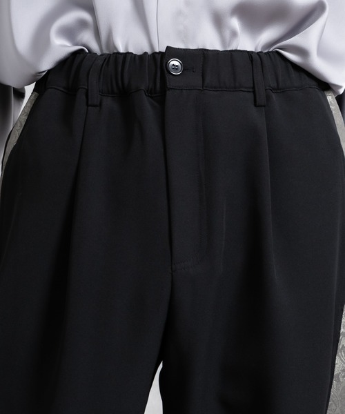 「Adoon plain」 イージーパンツ MEDIUM ボルドー メンズ_画像2