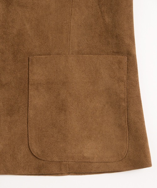 MUHET（ミュエータ） ブルゾン アウター faux-suede shirt jacket