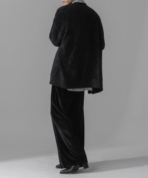 「Adoon plain」 長袖シャツ MEDIUM グレー メンズ_画像4