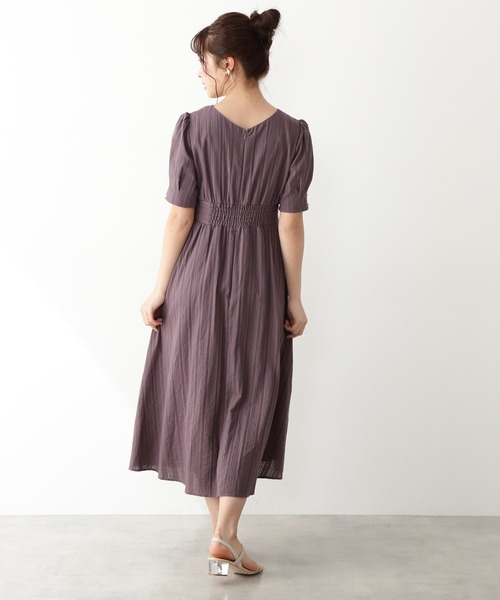 「PROPORTION BODY DRESSING」 半袖ワンピース SMALL ダークグレー レディース_画像5