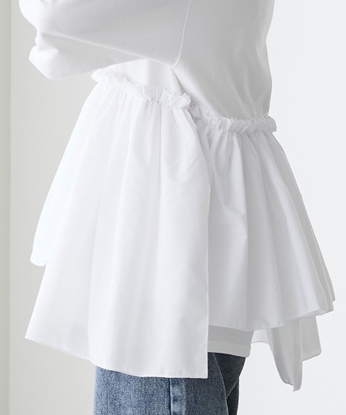 「BONLECILL」 長袖カットソー FREE オフホワイト レディース_画像4