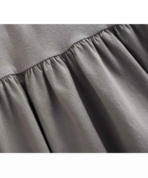 「Live in comfort」 長袖ワンピース SMALL グレー レディース_画像3