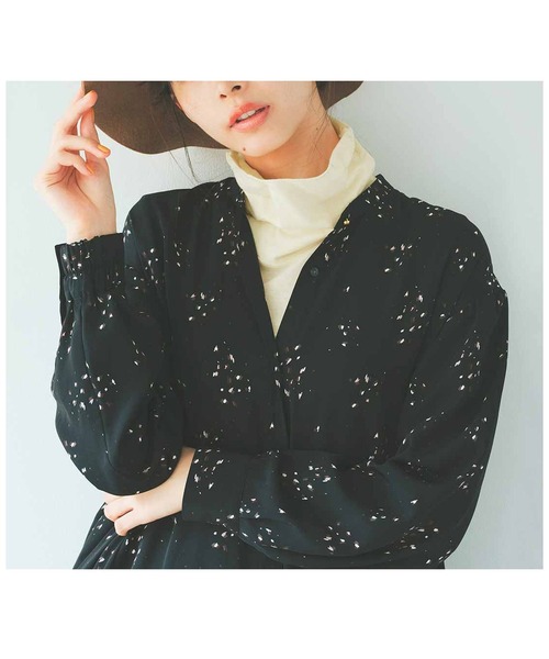 「Live in comfort」 長袖ワンピース SMALL グレー レディース_画像5