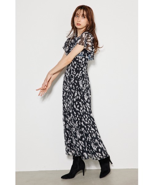 「rienda」 半袖ワンピース SMALL ライトグレー レディース_画像7