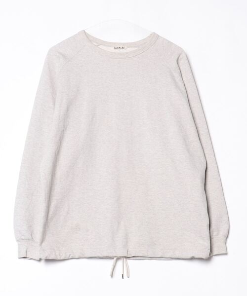 オーラリースウェットカットソー AURALEE ELASTIC HIGH GAUGE SWEAT P/O | オーラリー スウェット 通販