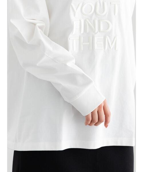 Te chichi（テチチ） tシャツ エンブロイダリーロゴTシャツ レディース